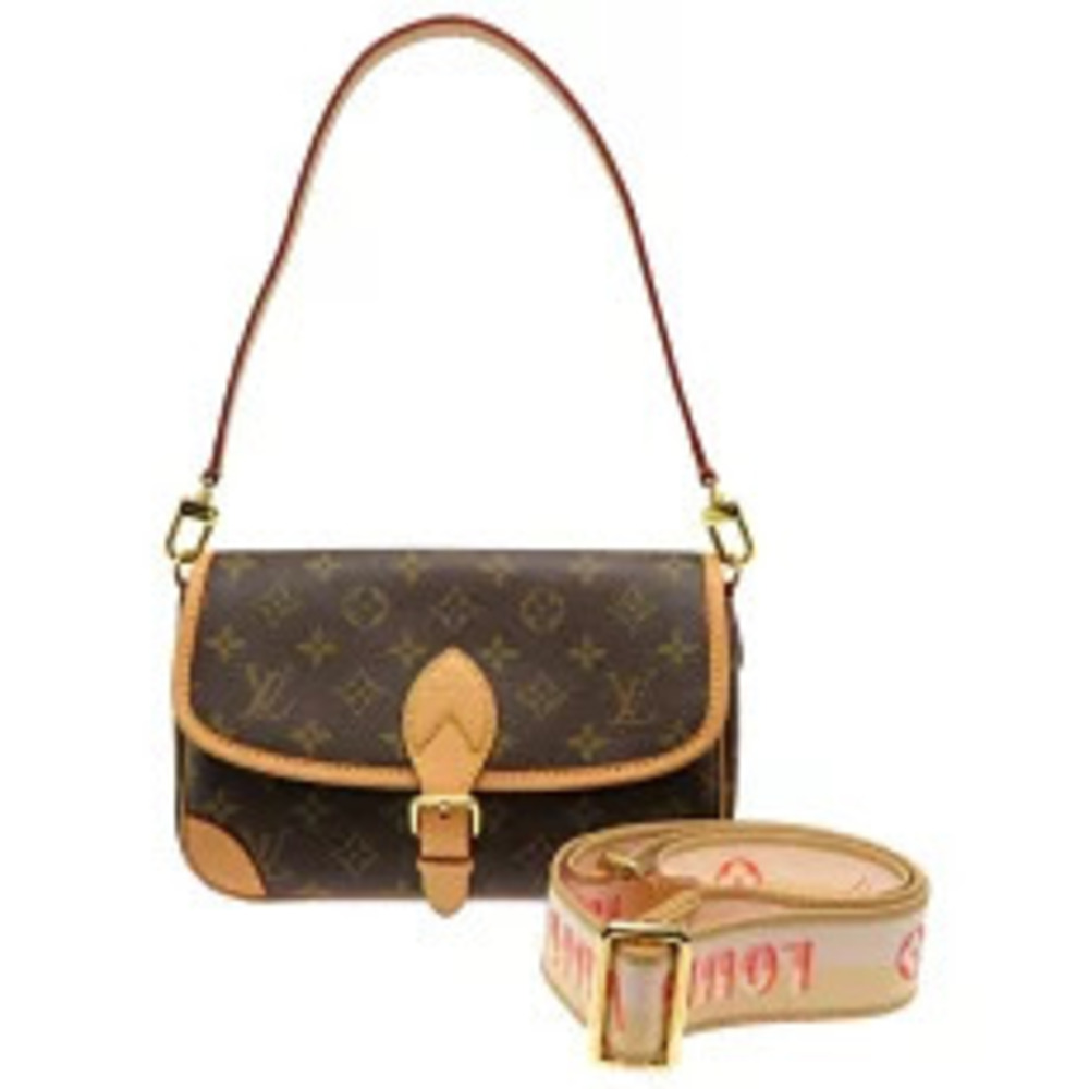 Louis Vuitton Diane NM Shoulder Bag Monogram Brown